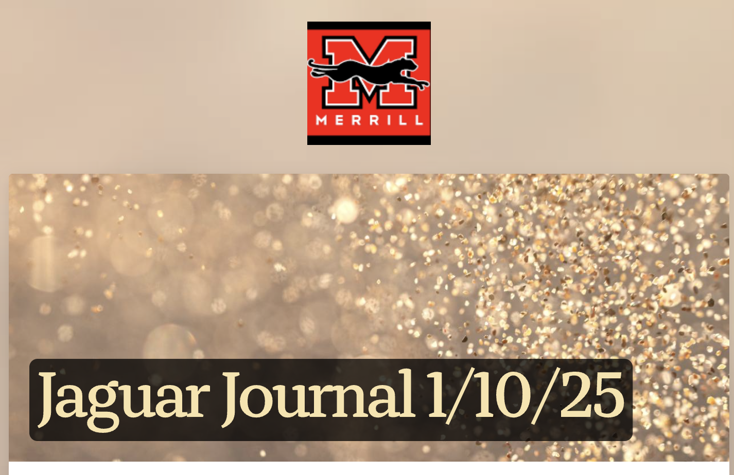 January 10 Jaguar Journal